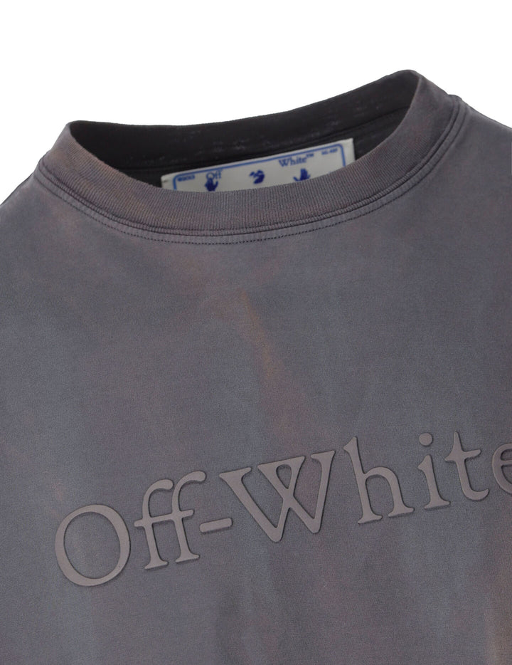 Off-White Bookish Laund Skate T-Shirt 'Petrol' | Hype Vault Kuala Lumpur