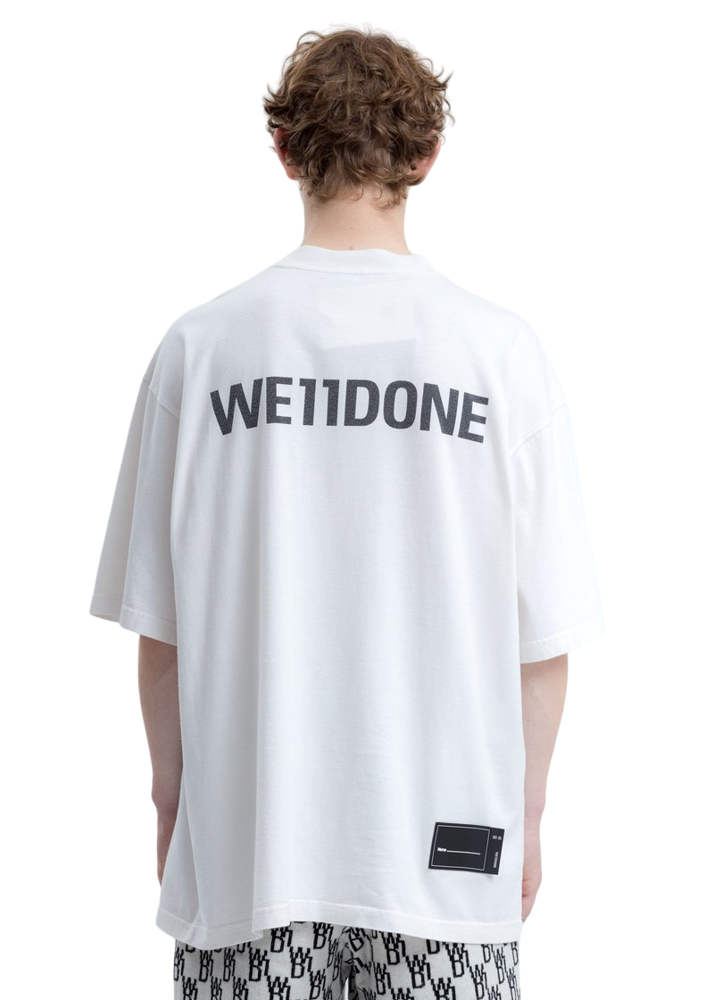 We11done New Movie Collage T-Shirt White | Hype Vault Kuala Lumpur