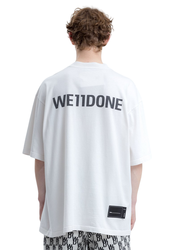 We11done New Movie Collage T-Shirt White | Hype Vault Kuala Lumpur