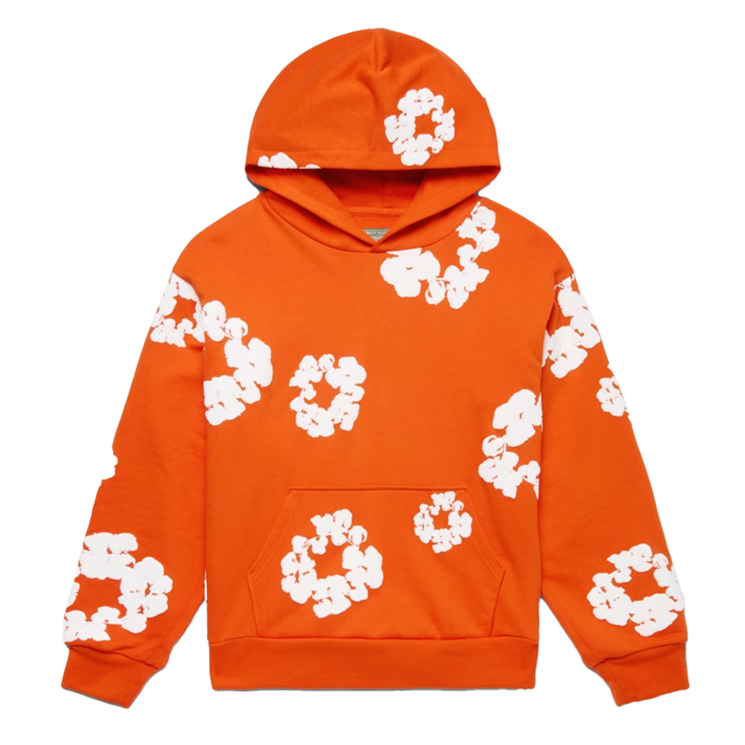 Denim Tears The Cotton Wreath Hoodie Sweatshirt Orange | Hype Vault