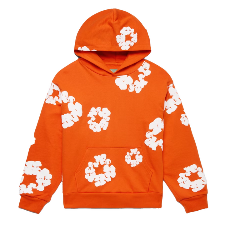 Denim Tears The Cotton Wreath Hoodie Sweatshirt Orange | Hype Vault