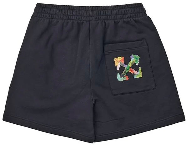Off-White Brush Arrows-Print Track Shorts | Hype Vault Kuala Lumpur