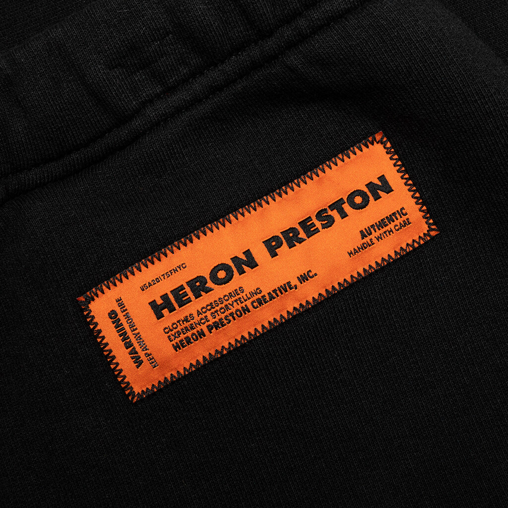 Heron Preston Logo Recycled CO Sweatshorts Black | Hype Vault Kuala Lumpur
