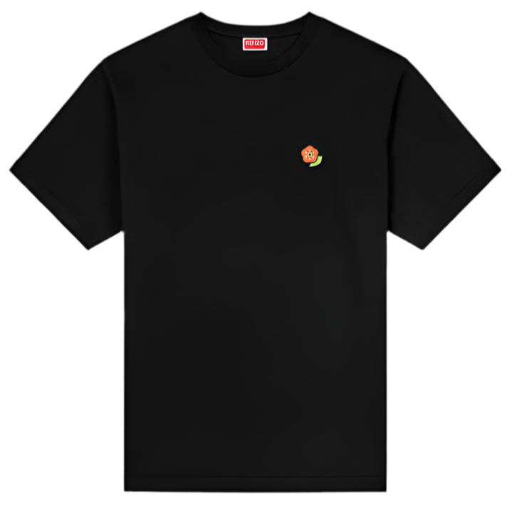 Kenzo Pop Crest Embroidered T-Shirt Black