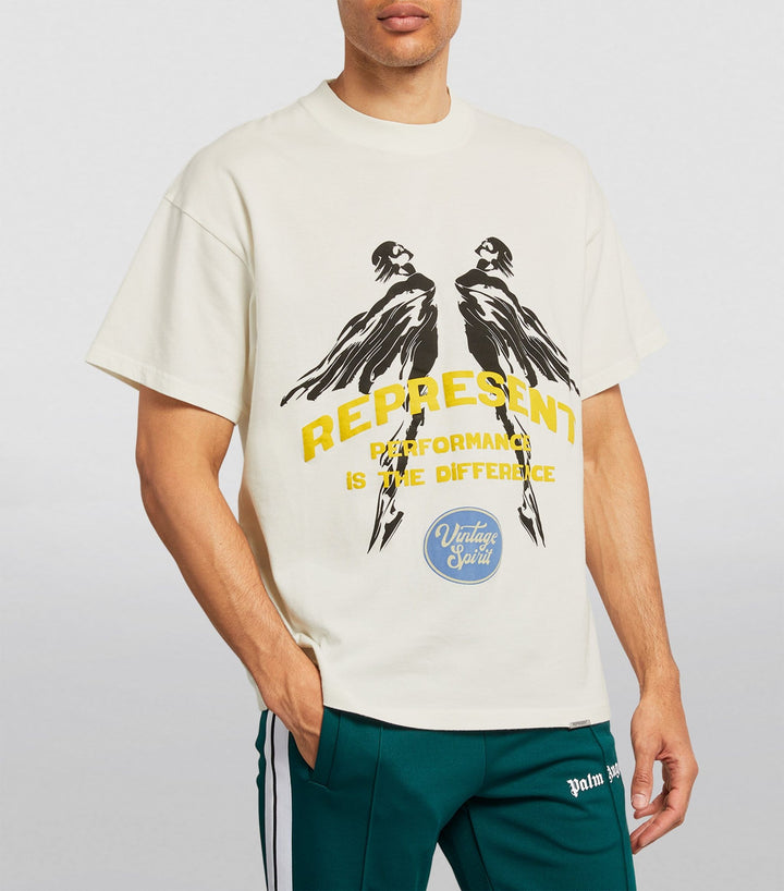 Represent Vintage Spirit T-Shirt Flat White