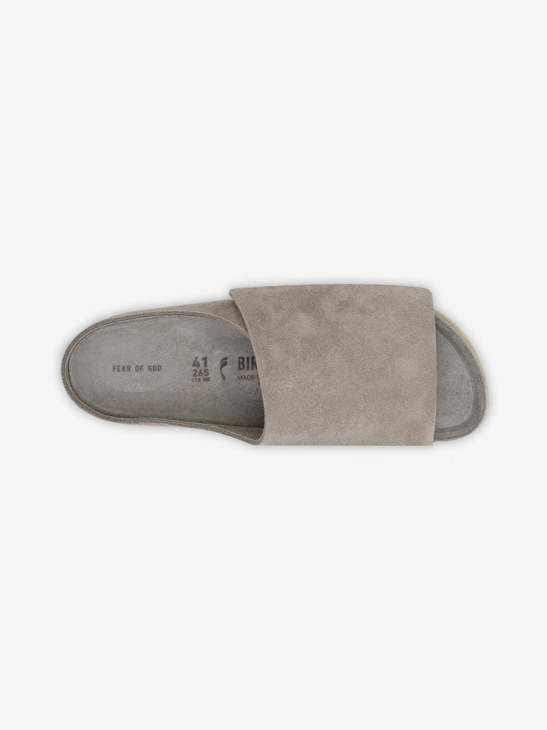 Fear Of God x Birkenstock Los Feliz Suede Cement | Hype Vault Kuala Lumpur
