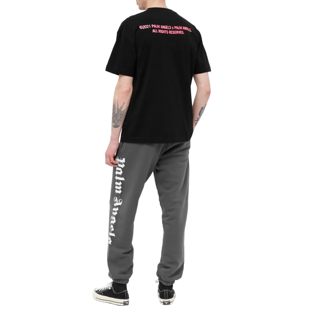 Palm Angels Palm Tree T-Shirt Black Fuchsia | Hype Vault Kuala Lumpur