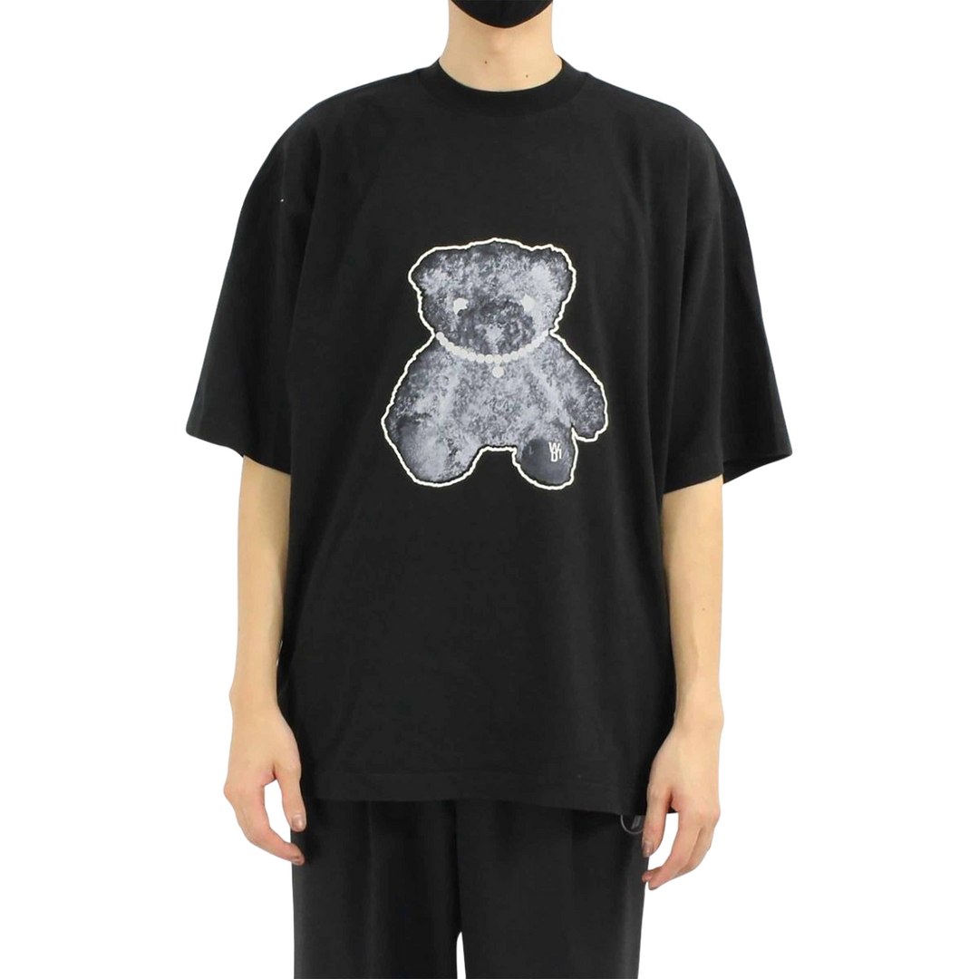 We11done Pearl Necklace Teddy T-Shirt Black | Hype Vault Kuala Lumpur