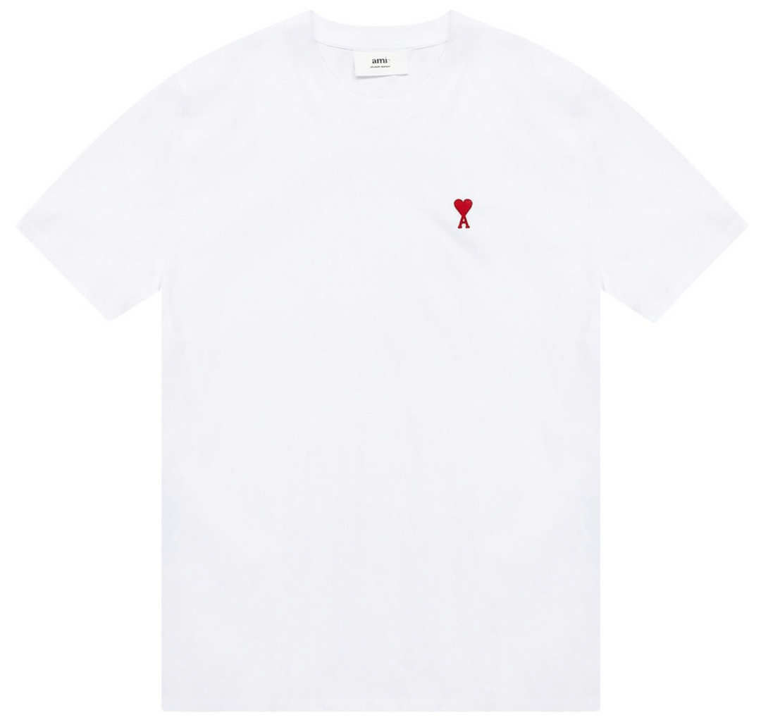 Ami Paris Ami De Coeur T-Shirt 'White' (SS21)