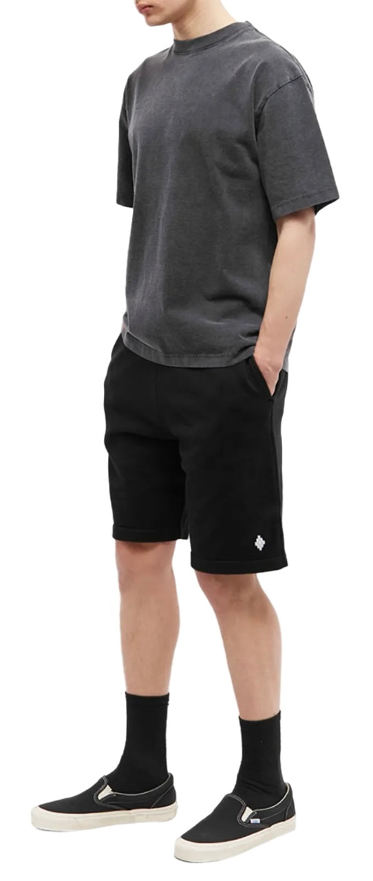 Marcelo Burlon Cross Basket Shorts Black White | Hype Vault Kuala Lumpur