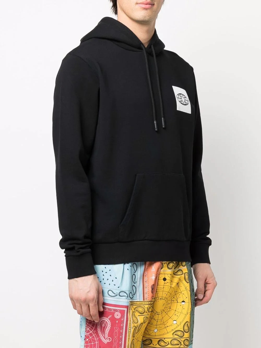 Marcelo Burlon Skate Cross Regular Hoodie Black White | Hype Vault Kuala Lumpur
