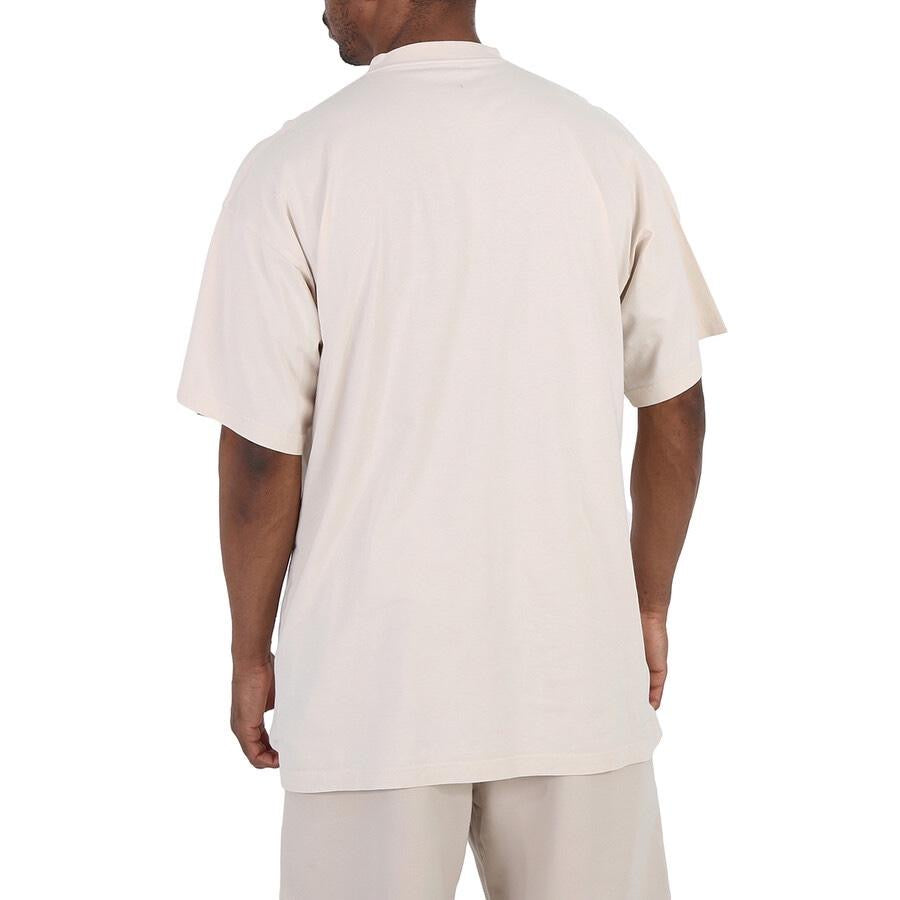Balenciaga Chalky White Oversized Logo Cotton T-Shirt | Hype Vault Kuala Lumpur