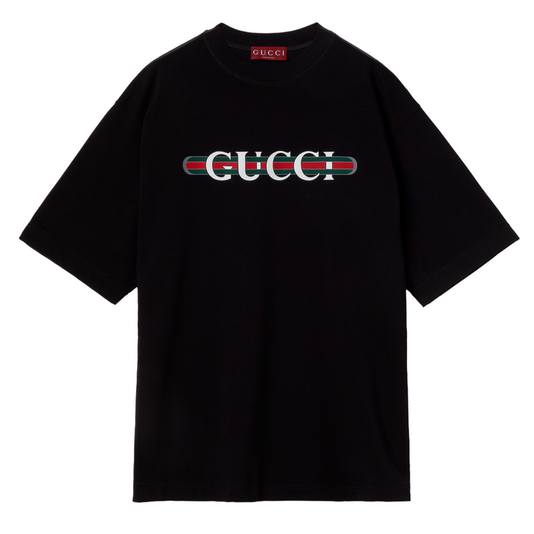 Gucci Web Logo T-Shirt ‘Black’ | Hype Vault