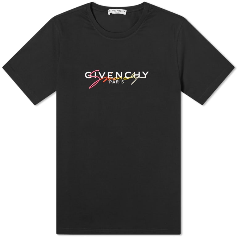 Givenchy Rainbow Signature Logo T-Shirt Regular Fit | Hype Vault Kuala Lumpur | Asia's Top Trusted High-End Sneakers and Streetwear Store