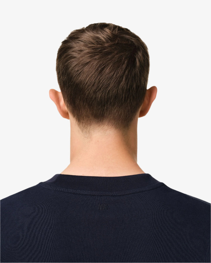 Ami De Coeur Patch T-Shirt Navy Blue | Hype Vault Kuala Lumpur | Authentic luxury, streetwear and sneakers destination
