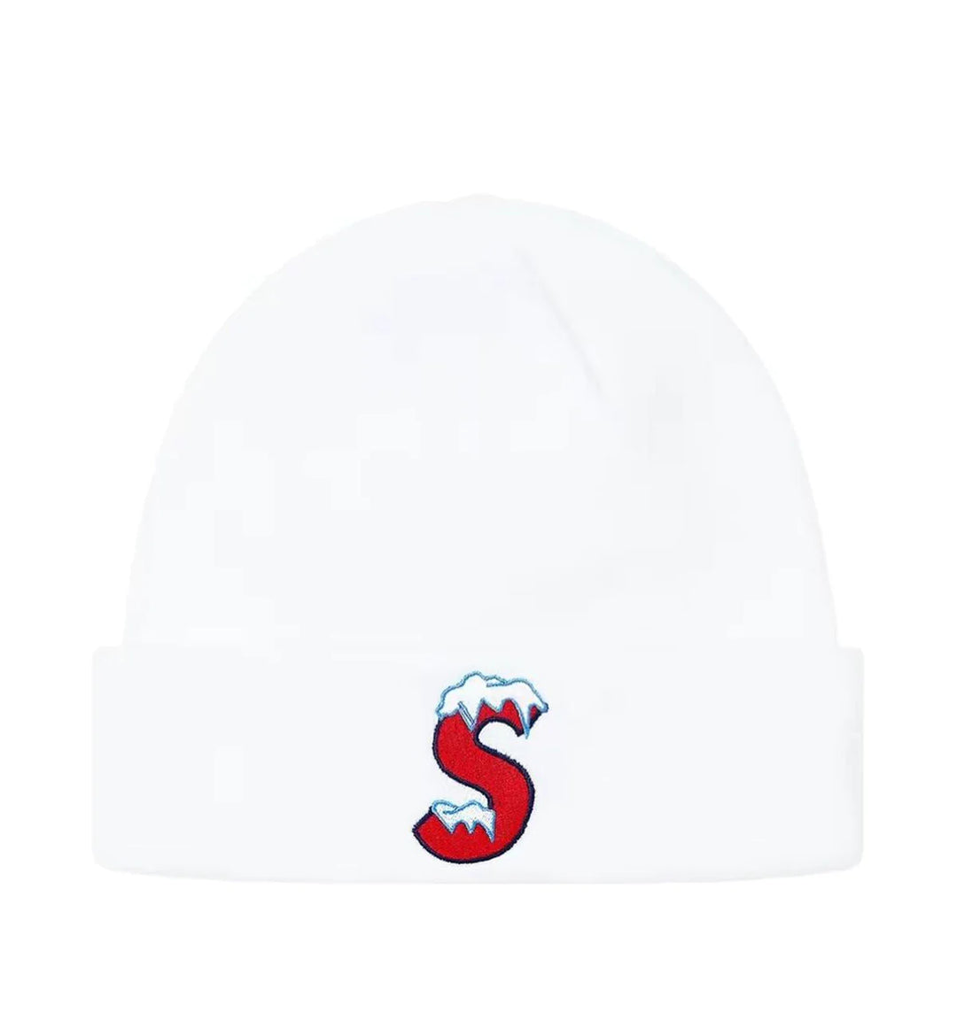 Supreme New Era S Logo Beanie White
