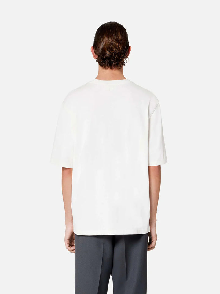 Ami De Coeur Embroidered Heavy Organic Cotton T-Shirt ‘Natural White’ - Hype Vault - Authentic Luxury, Sneakers, Streetwear and Collectibles
