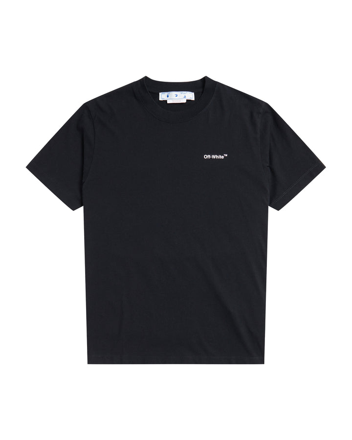Off-White Wave Diag Slim S/S T-Shirt Black