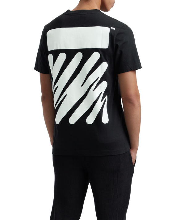 Off-White Wave Diag Slim S/S T-Shirt Black