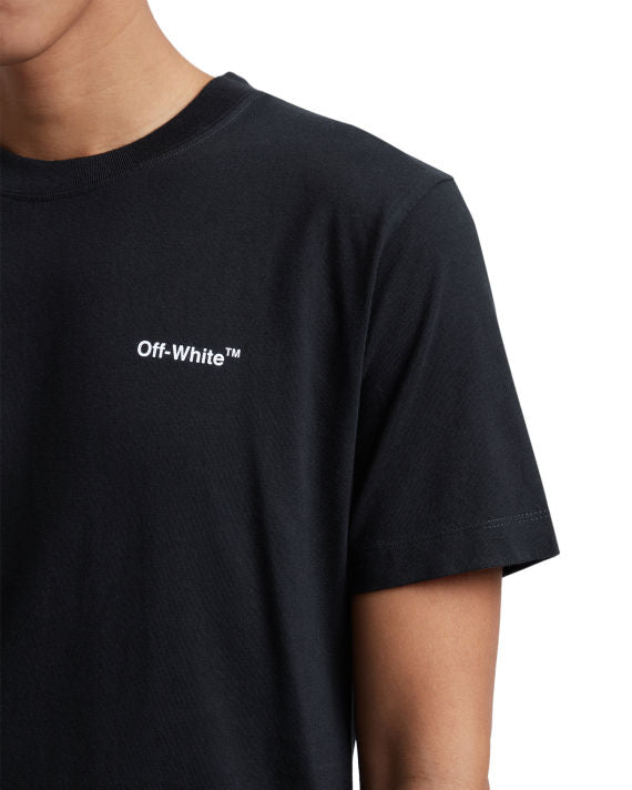 Off-White Wave Diag Slim S/S T-Shirt Black