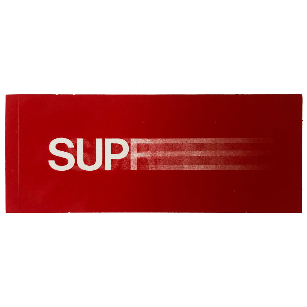 Supreme Motion Sticker Red | Hype Vault Kuala Lumpur | Asia's Top Trusted High-End Sneakers and Streetwear Store