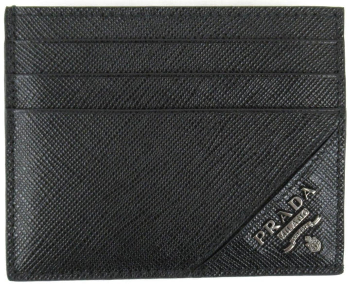 Prada Saffiano Card Holder Black | Hype Vault Kuala Lumpur