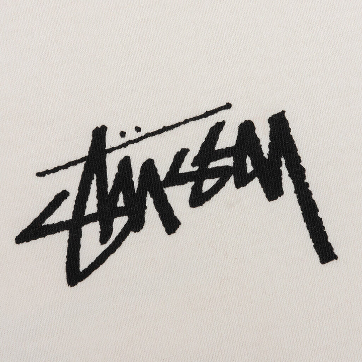 Stussy Skate Posse Pigment Dyed Tee White | Hype Vault Kuala Lumpur | Asia's Top Trusted High-End Sneakers and Streetwear Store