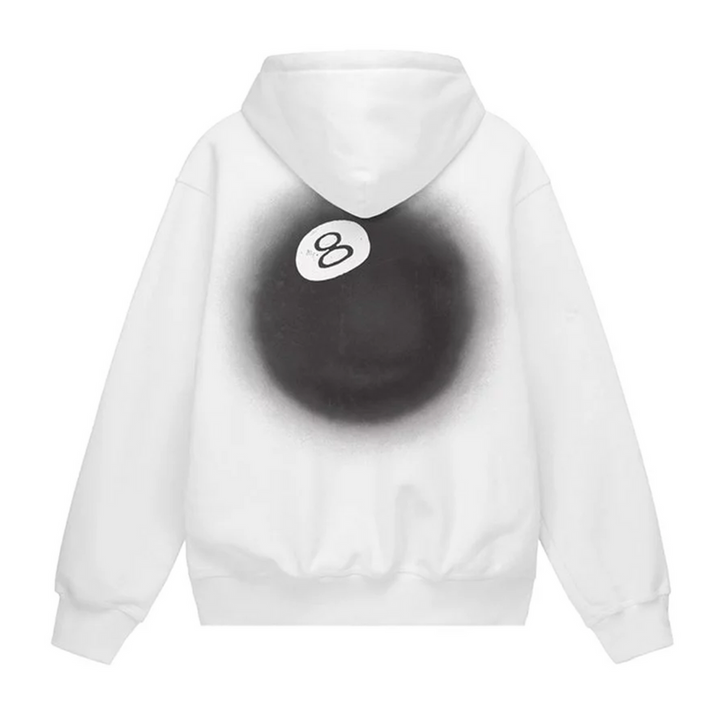 Stussy 8 Ball Fade Hoodie Ash Heather | Hype vault