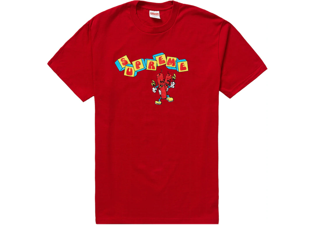 Supreme Dynamite Tee Red | Hype Vault Kuala Lumpur | Asia's Top Trusted High-End Sneakers and Streetwear Store
