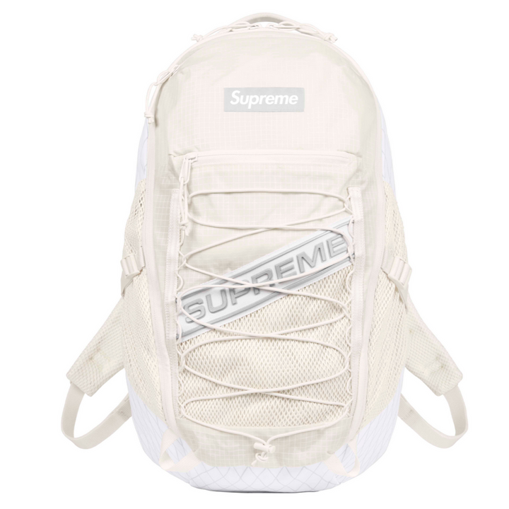 3D Logo Backpack White (FW23) | Hype Vault