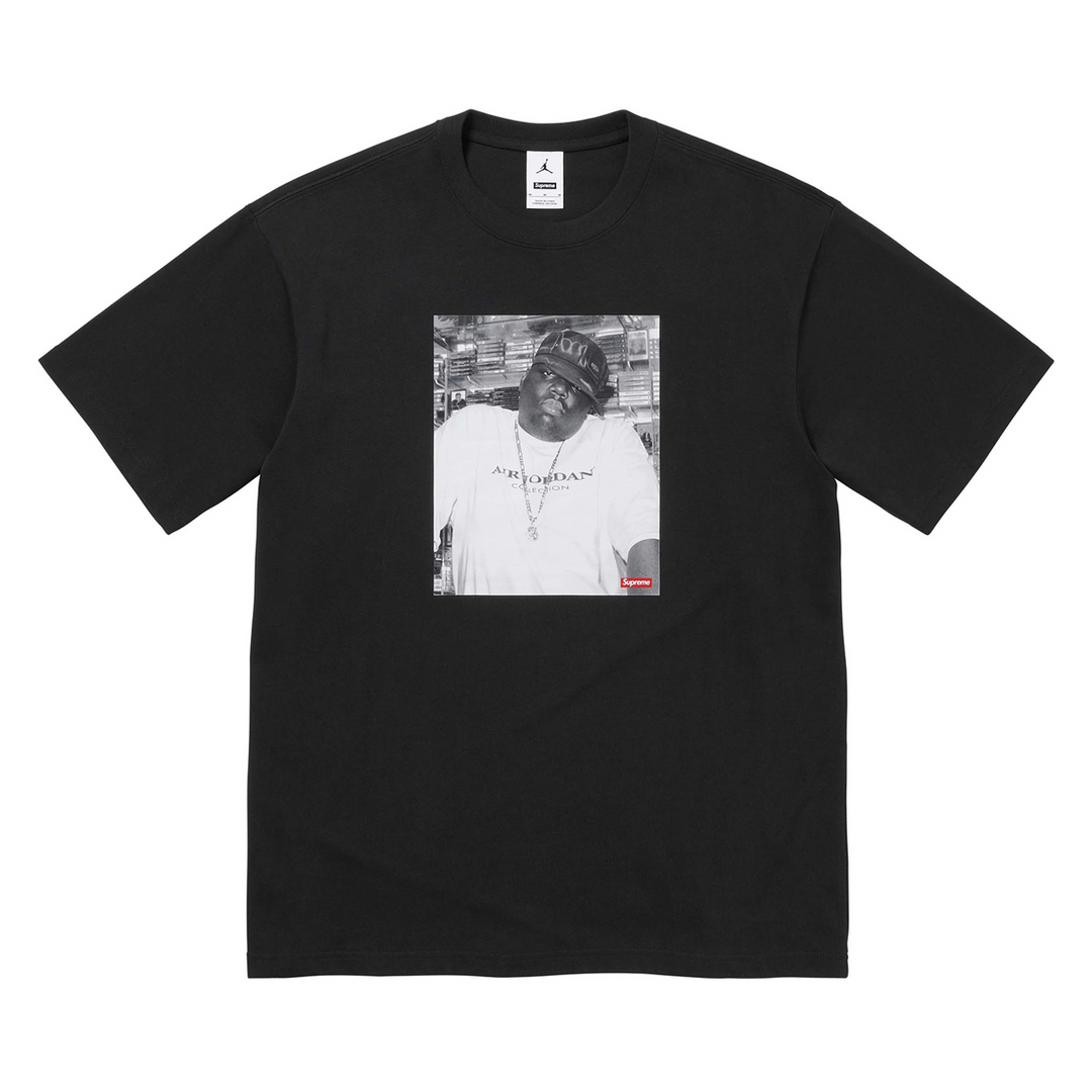 Supreme x Air Jordan Biggie Short-Sleeve T-Shirt | Hype Vault