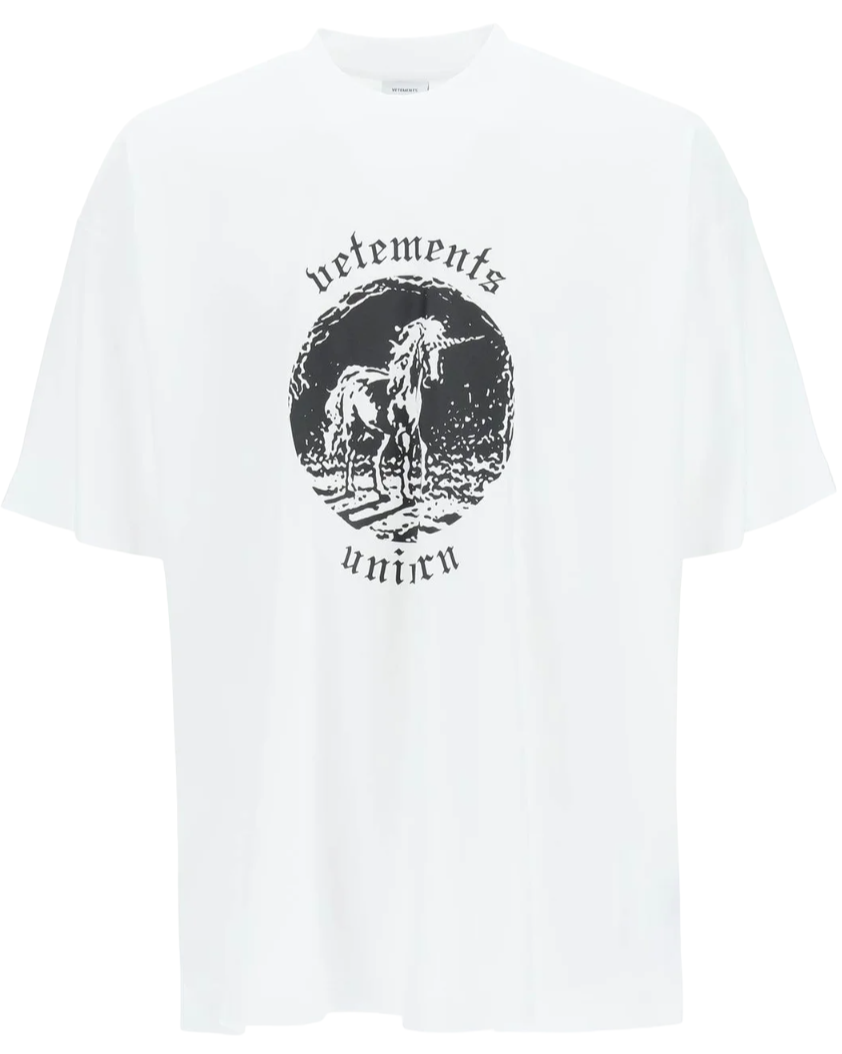 Vetements Double Unicorn T-Shirt White – Hype Vault