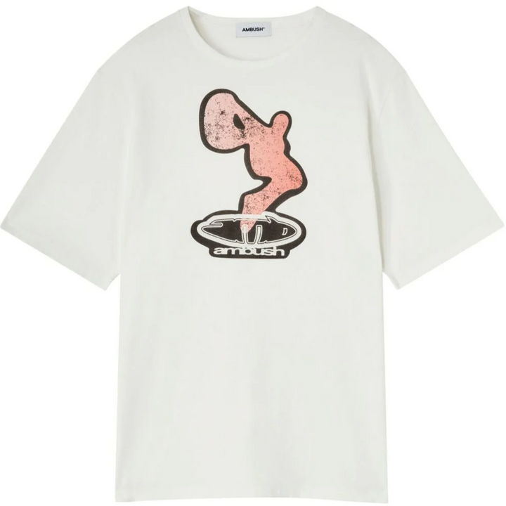 AMBUSH Side Splits Graphic T-Shirt Blanc De Black | Hype Vault Kuala Lumpur