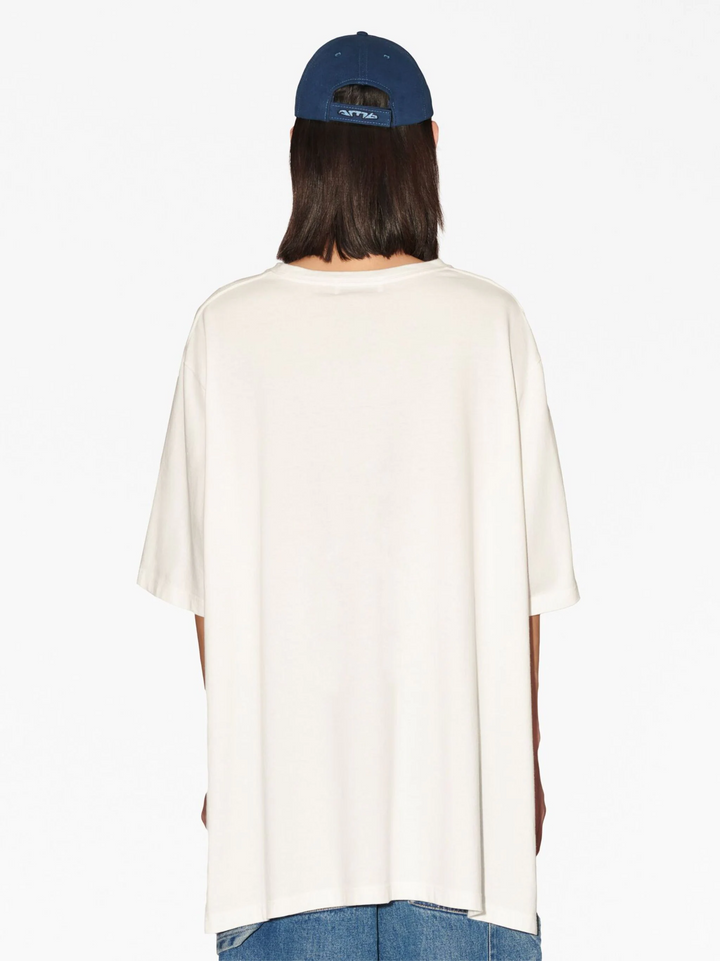 AMBUSH Side Splits Graphic T-Shirt Blanc De Black | Hype Vault Kuala Lumpur