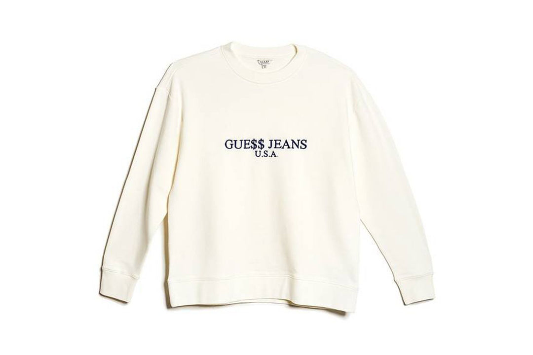 Guess x A$AP Rocky USA Sweatshirt White  | Hype Vault Kuala Lumpur | Asia's Top Trusted High-End Sneakers and Streetwear Store
