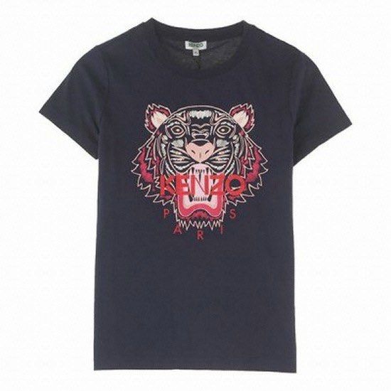 Kenzo Women s Tiger Classic T Shirt Navy