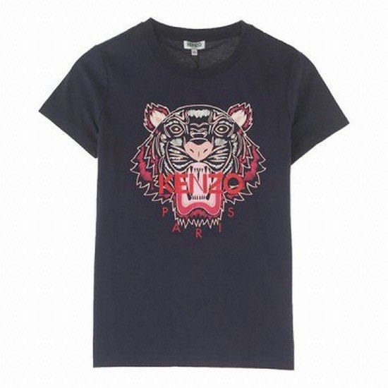 Kenzo Women's Tiger Classic T-Shirt Navy