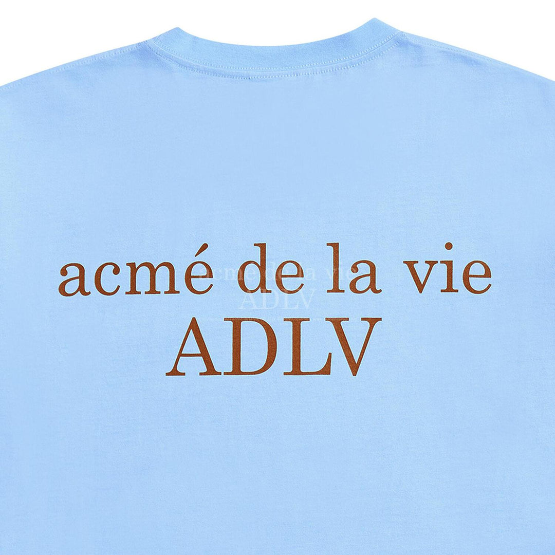 acmé de la vie (ADLV) Glossy Basic Logo Short Sleeve T-Shirt 2 Sky Blue | Hype Vault Kuala Lumpur | Asia's Top Trusted High-End Sneakers and Streetwear Store