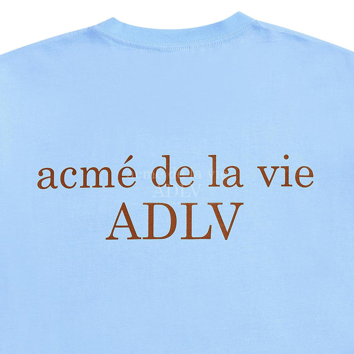 acmé de la vie (ADLV) Glossy Basic Logo Short Sleeve T-Shirt 2 Sky Blue | Hype Vault Kuala Lumpur | Asia's Top Trusted High-End Sneakers and Streetwear Store