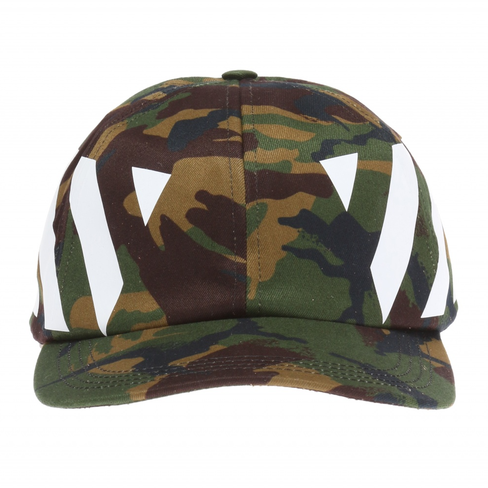 Off White Diagonal Camo Cap Hype Vault
