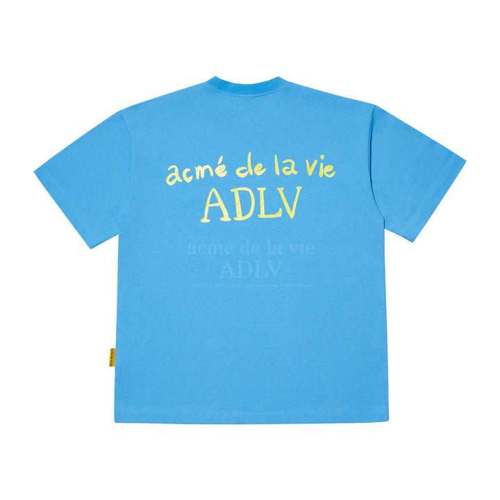 acmé de la vie (ADLV) Glossy Basic Logo Short Sleeve T-Shirt Blue | Hype Vault Kuala Lumpur | Asia's Top Trusted High-End Sneakers and Streetwear Store