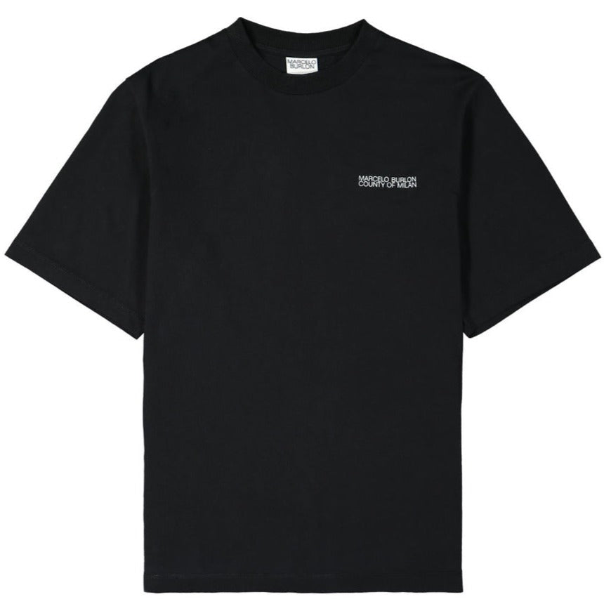 Marcelo Burlon Tempera Cross Over T-Shirt Black | Hype Vault Kuala Lumpur | Asia's Top Trusted High-End Sneakers and Streetwear Store