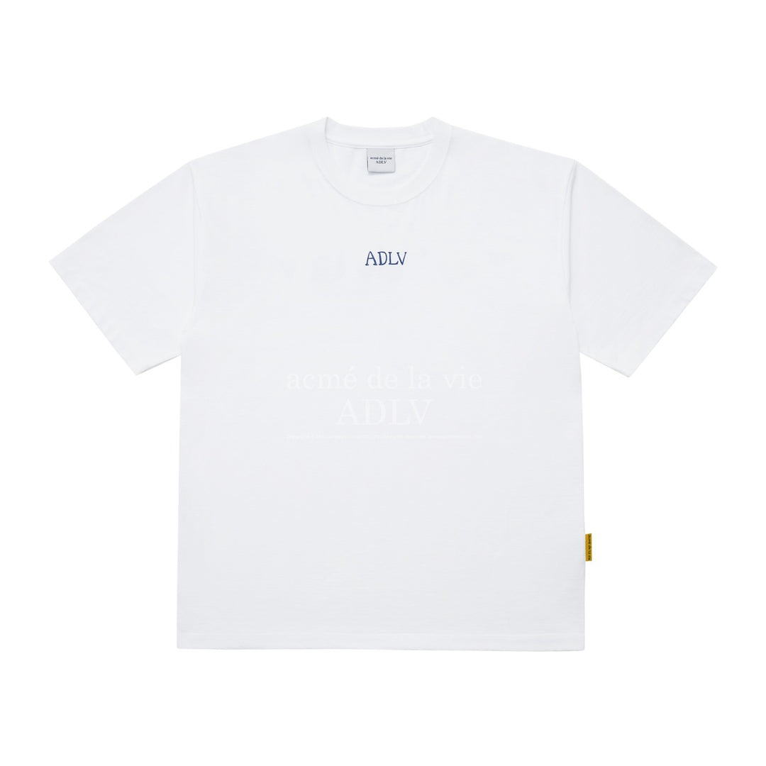 acmé de la vie (ADLV) Glossy Basic Logo Short Sleeve T-Shirt White | Hype Vault Kuala Lumpur | Asia's Top Trusted High-End Sneakers and Streetwear Store