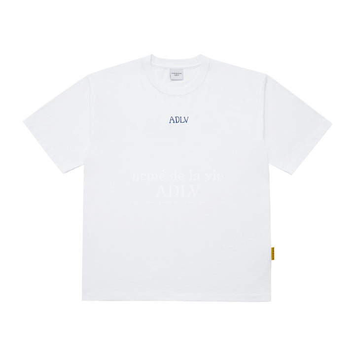 acmé de la vie (ADLV) Glossy Basic Logo Short Sleeve T-Shirt White | Hype Vault Kuala Lumpur | Asia's Top Trusted High-End Sneakers and Streetwear Store