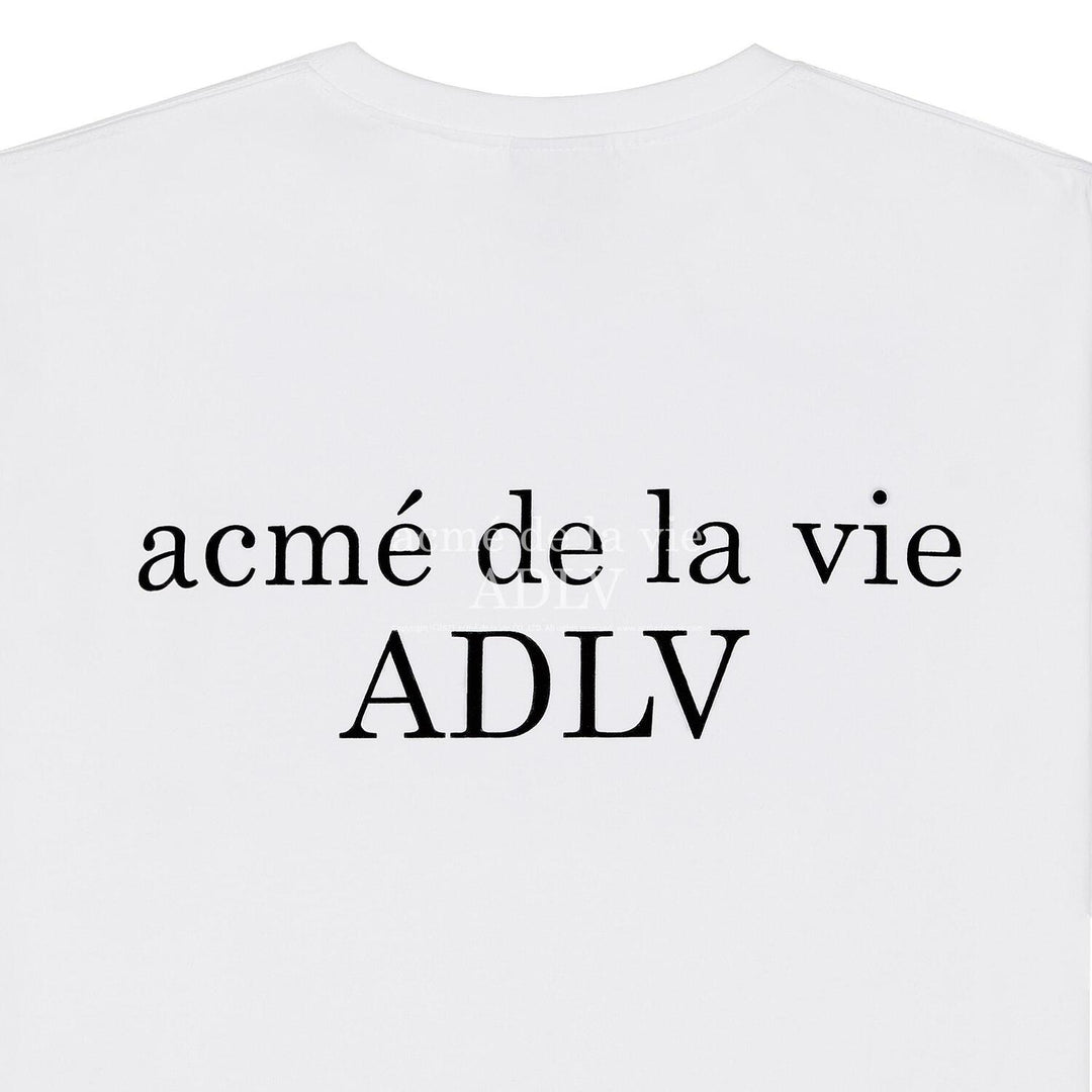 acmé de la vie (ADLV) Glossy Basic Logo Short Sleeve T-Shirt 2 White | Hype Vault Kuala Lumpur | Asia's Top Trusted High-End Sneakers and Streetwear Store