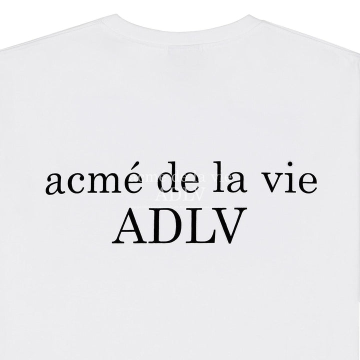 acmé de la vie (ADLV) Glossy Basic Logo Short Sleeve T-Shirt 2 White | Hype Vault Kuala Lumpur | Asia's Top Trusted High-End Sneakers and Streetwear Store
