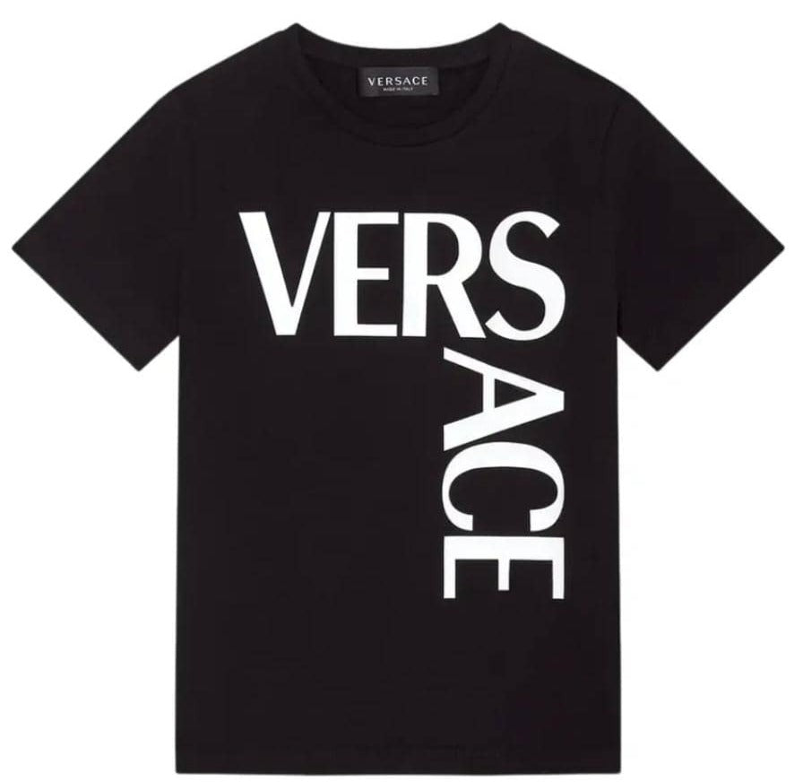 Versace T-Shirt Jersey Cotone Stampa Scritta Versace | Hype Vault Kuala Lumpur