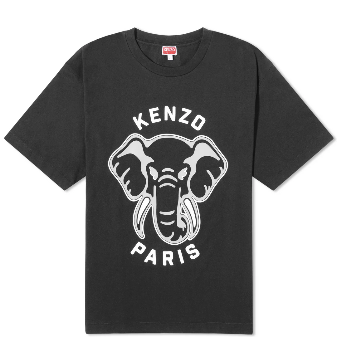 Kenzo Elephant Oversized T-Shirt Black | Hype Vault Kuala Lumpur | Asia's Top Trusted High-End Sneakers and Streetwear Store | Guaranteed 100% authentic