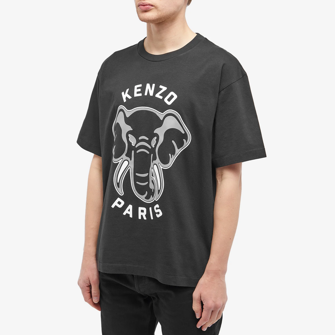 Kenzo Elephant Oversized T-Shirt Black | Hype Vault Kuala Lumpur | Asia's Top Trusted High-End Sneakers and Streetwear Store | Guaranteed 100% authentic