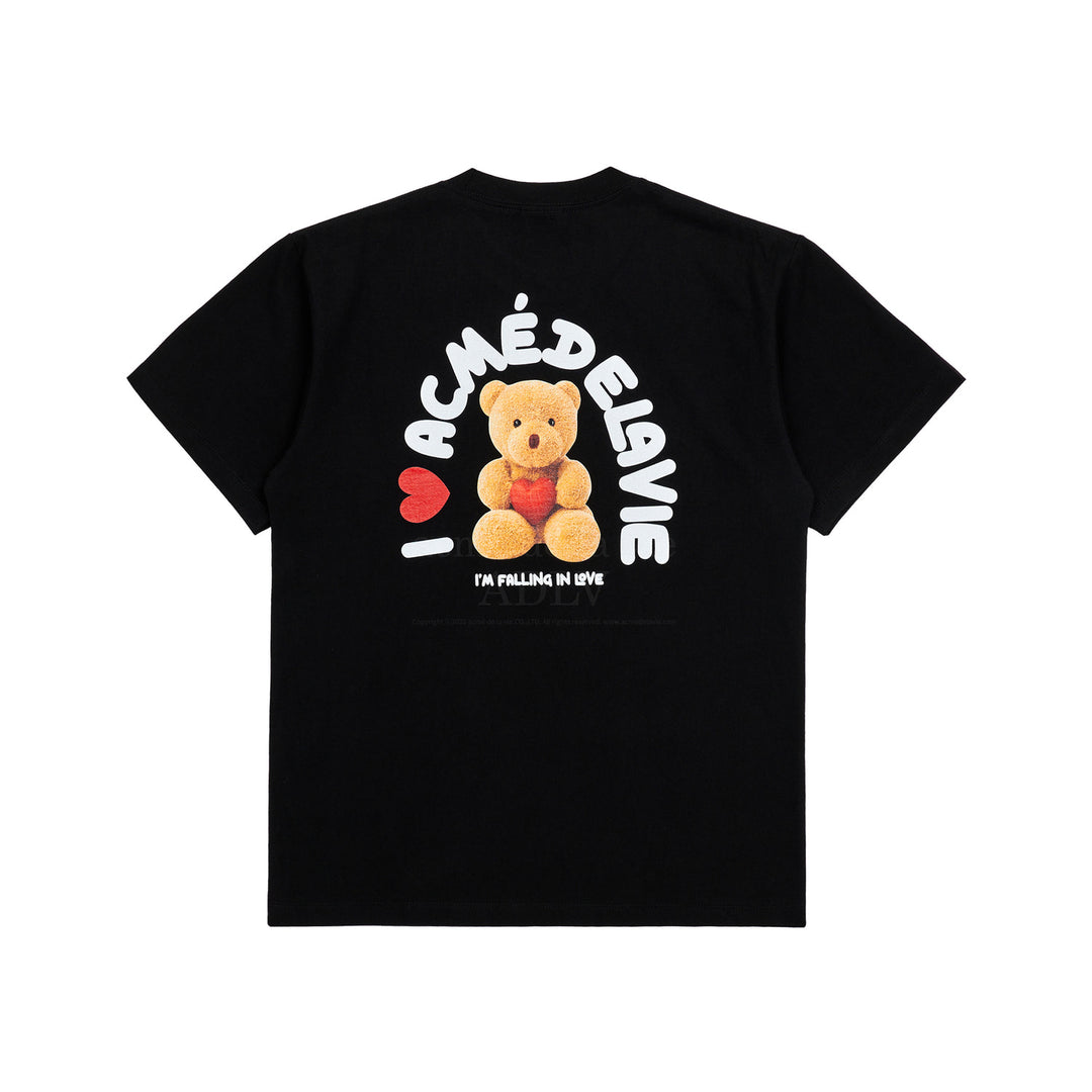 acmé de la vie (ADLV) I Love Teddy Bear Short Sleeve T-Shirt Black | Hype Vault Kuala Lumpur | Asia's Top Trusted High-End Sneakers and Streetwear Store